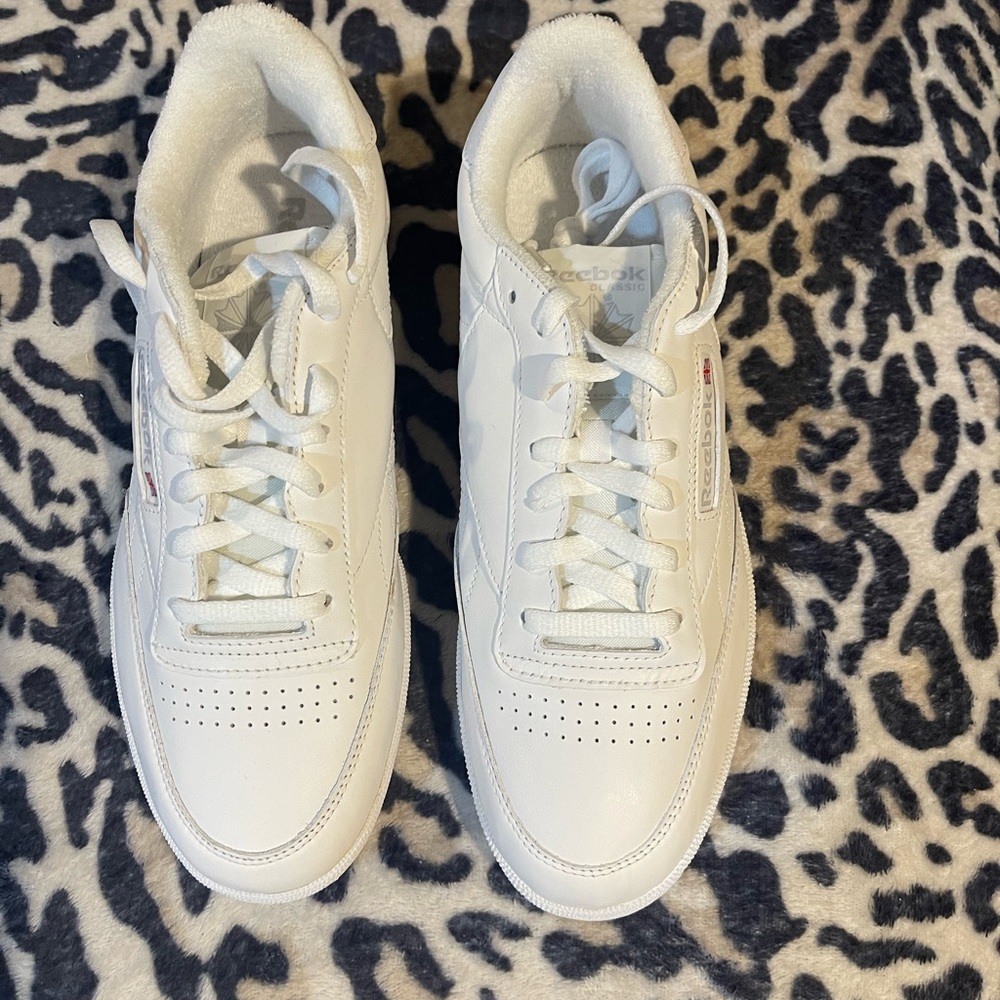 Reebok Club C shoes. New in box!  White!  Size 9 1/2.